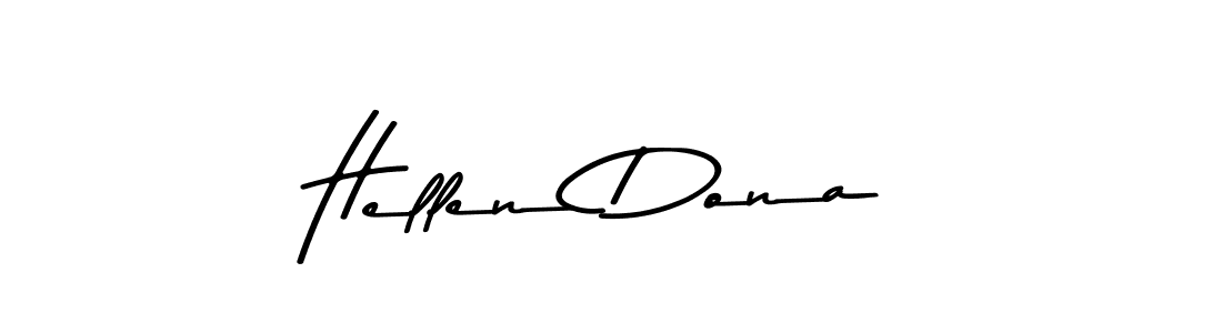 Make a beautiful signature design for name Hellen Dona. With this signature (Asem Kandis PERSONAL USE) style, you can create a handwritten signature for free. Hellen Dona signature style 9 images and pictures png