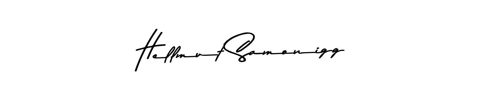 How to make Hellmut Samonigg name signature. Use Asem Kandis PERSONAL USE style for creating short signs online. This is the latest handwritten sign. Hellmut Samonigg signature style 9 images and pictures png
