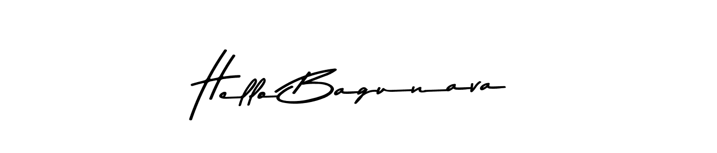 How to make Hello Bagunava signature? Asem Kandis PERSONAL USE is a professional autograph style. Create handwritten signature for Hello Bagunava name. Hello Bagunava signature style 9 images and pictures png