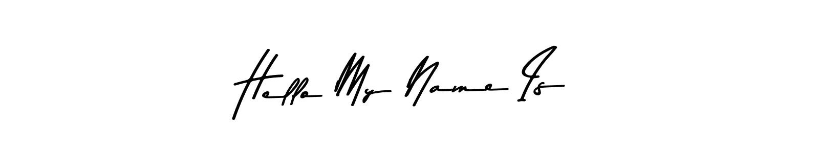 Make a beautiful signature design for name Hello My Name Is. Use this online signature maker to create a handwritten signature for free. Hello My Name Is signature style 9 images and pictures png