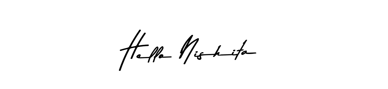 Check out images of Autograph of Hello Nishita name. Actor Hello Nishita Signature Style. Asem Kandis PERSONAL USE is a professional sign style online. Hello Nishita signature style 9 images and pictures png