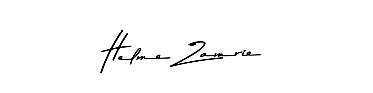 You can use this online signature creator to create a handwritten signature for the name Helme Zamrie. This is the best online autograph maker. Helme Zamrie signature style 9 images and pictures png