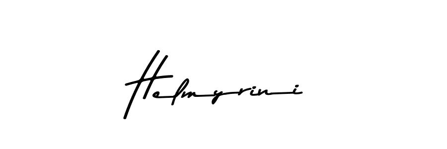 You should practise on your own different ways (Asem Kandis PERSONAL USE) to write your name (Helmyrini) in signature. don't let someone else do it for you. Helmyrini signature style 9 images and pictures png