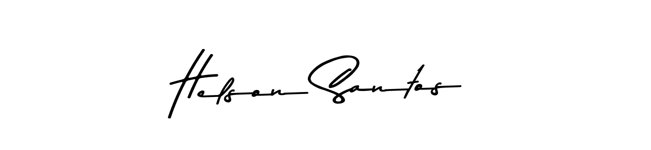 Also You can easily find your signature by using the search form. We will create Helson Santos name handwritten signature images for you free of cost using Asem Kandis PERSONAL USE sign style. Helson Santos signature style 9 images and pictures png