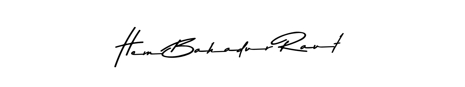 Also You can easily find your signature by using the search form. We will create Hem Bahadur Raut name handwritten signature images for you free of cost using Asem Kandis PERSONAL USE sign style. Hem Bahadur Raut signature style 9 images and pictures png