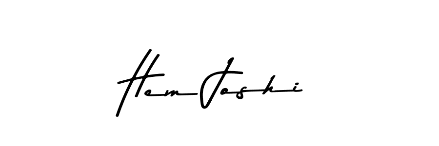 It looks lik you need a new signature style for name Hem Joshi. Design unique handwritten (Asem Kandis PERSONAL USE) signature with our free signature maker in just a few clicks. Hem Joshi signature style 9 images and pictures png