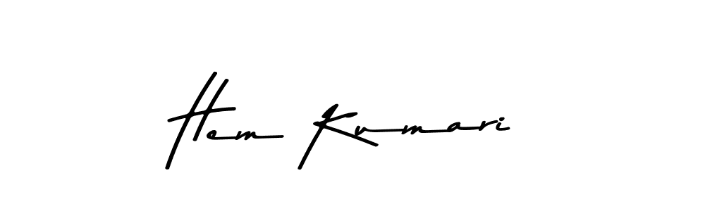 You should practise on your own different ways (Asem Kandis PERSONAL USE) to write your name (Hem Kumari) in signature. don't let someone else do it for you. Hem Kumari signature style 9 images and pictures png