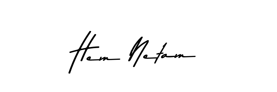 if you are searching for the best signature style for your name Hem Netam. so please give up your signature search. here we have designed multiple signature styles  using Asem Kandis PERSONAL USE. Hem Netam signature style 9 images and pictures png