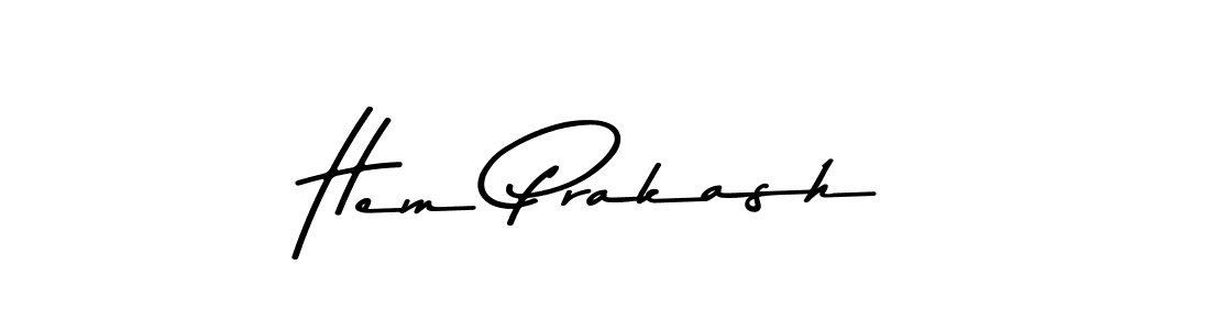 Use a signature maker to create a handwritten signature online. With this signature software, you can design (Asem Kandis PERSONAL USE) your own signature for name Hem Prakash. Hem Prakash signature style 9 images and pictures png