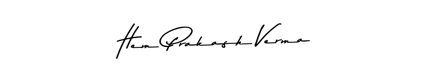 Also we have Hem Prakash Verma name is the best signature style. Create professional handwritten signature collection using Asem Kandis PERSONAL USE autograph style. Hem Prakash Verma signature style 9 images and pictures png