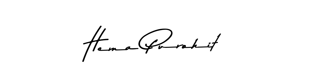 Make a beautiful signature design for name Hema Purohit. Use this online signature maker to create a handwritten signature for free. Hema Purohit signature style 9 images and pictures png