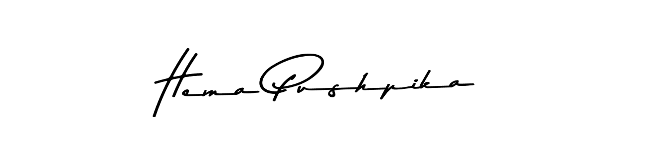 Use a signature maker to create a handwritten signature online. With this signature software, you can design (Asem Kandis PERSONAL USE) your own signature for name Hema Pushpika. Hema Pushpika signature style 9 images and pictures png