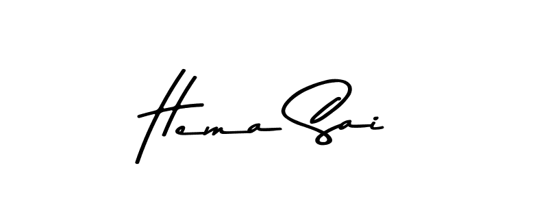 Use a signature maker to create a handwritten signature online. With this signature software, you can design (Asem Kandis PERSONAL USE) your own signature for name Hema Sai. Hema Sai signature style 9 images and pictures png