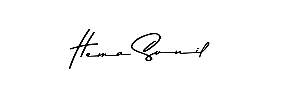 Also we have Hema Sunil name is the best signature style. Create professional handwritten signature collection using Asem Kandis PERSONAL USE autograph style. Hema Sunil signature style 9 images and pictures png