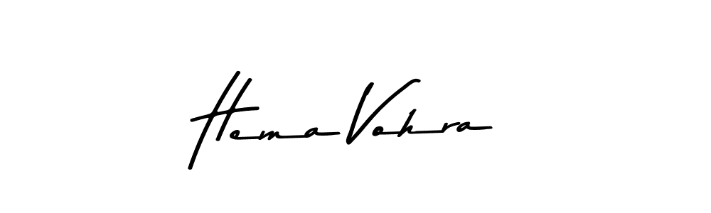 Make a beautiful signature design for name Hema Vohra. Use this online signature maker to create a handwritten signature for free. Hema Vohra signature style 9 images and pictures png