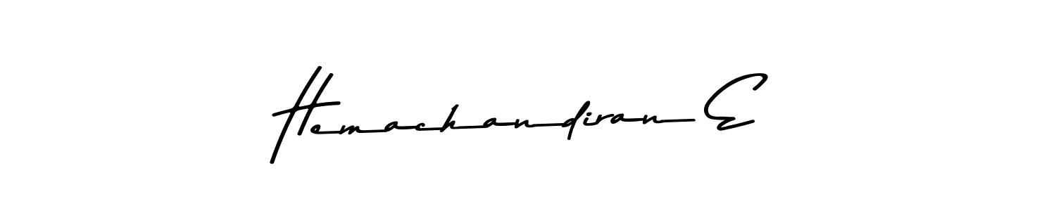 How to make Hemachandiran E signature? Asem Kandis PERSONAL USE is a professional autograph style. Create handwritten signature for Hemachandiran E name. Hemachandiran E signature style 9 images and pictures png