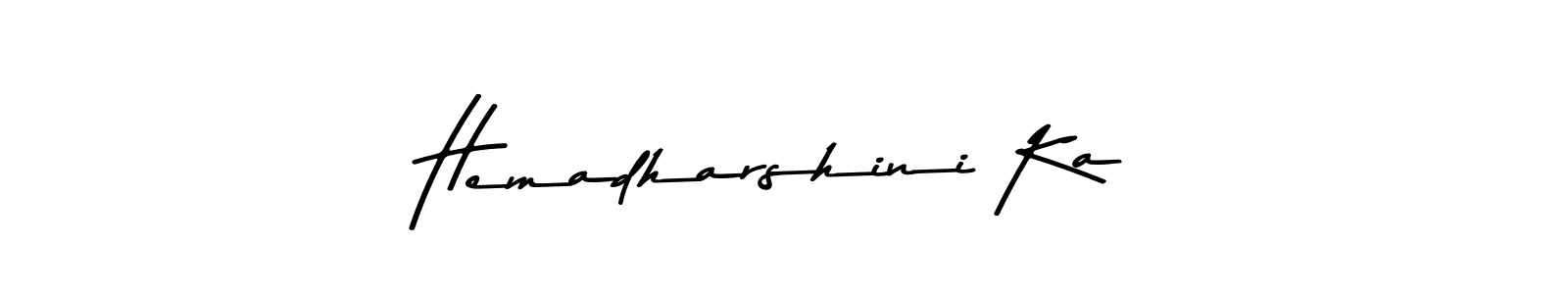 The best way (Asem Kandis PERSONAL USE) to make a short signature is to pick only two or three words in your name. The name Hemadharshini Ka include a total of six letters. For converting this name. Hemadharshini Ka signature style 9 images and pictures png