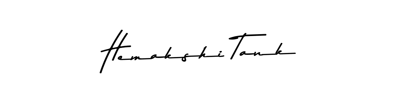 Similarly Asem Kandis PERSONAL USE is the best handwritten signature design. Signature creator online .You can use it as an online autograph creator for name Hemakshi Tank. Hemakshi Tank signature style 9 images and pictures png