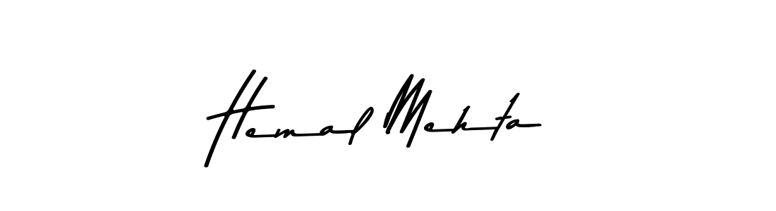 Make a short Hemal Mehta signature style. Manage your documents anywhere anytime using Asem Kandis PERSONAL USE. Create and add eSignatures, submit forms, share and send files easily. Hemal Mehta signature style 9 images and pictures png
