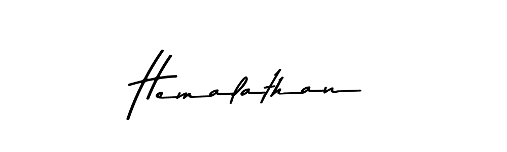 Design your own signature with our free online signature maker. With this signature software, you can create a handwritten (Asem Kandis PERSONAL USE) signature for name Hemalathan. Hemalathan signature style 9 images and pictures png