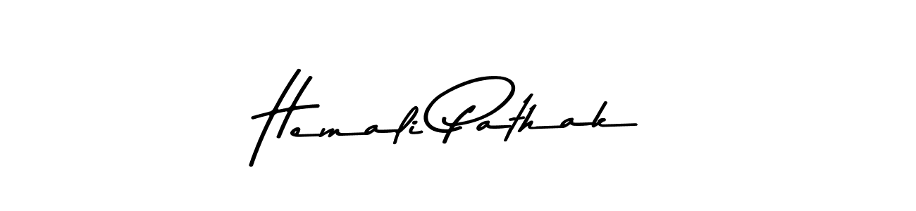 Hemali Pathak stylish signature style. Best Handwritten Sign (Asem Kandis PERSONAL USE) for my name. Handwritten Signature Collection Ideas for my name Hemali Pathak. Hemali Pathak signature style 9 images and pictures png