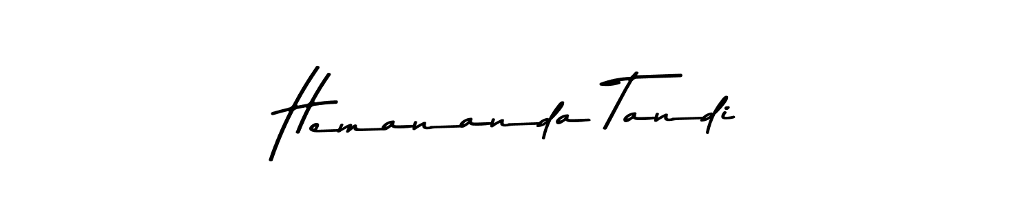 Create a beautiful signature design for name Hemananda Tandi. With this signature (Asem Kandis PERSONAL USE) fonts, you can make a handwritten signature for free. Hemananda Tandi signature style 9 images and pictures png