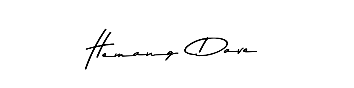 Also we have Hemang  Dave name is the best signature style. Create professional handwritten signature collection using Asem Kandis PERSONAL USE autograph style. Hemang  Dave signature style 9 images and pictures png
