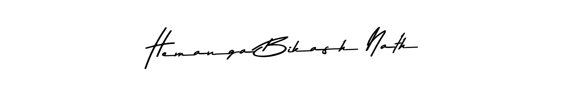 Also You can easily find your signature by using the search form. We will create Hemanga Bikash Nath name handwritten signature images for you free of cost using Asem Kandis PERSONAL USE sign style. Hemanga Bikash Nath signature style 9 images and pictures png