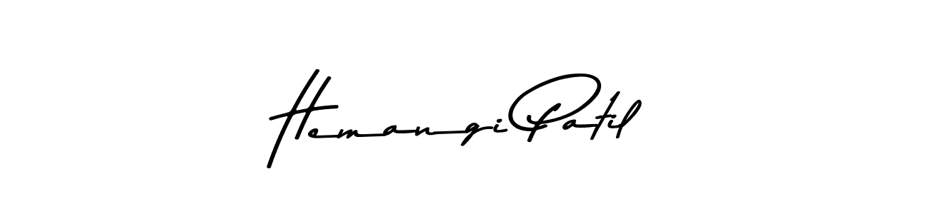 The best way (Asem Kandis PERSONAL USE) to make a short signature is to pick only two or three words in your name. The name Hemangi Patil include a total of six letters. For converting this name. Hemangi Patil signature style 9 images and pictures png