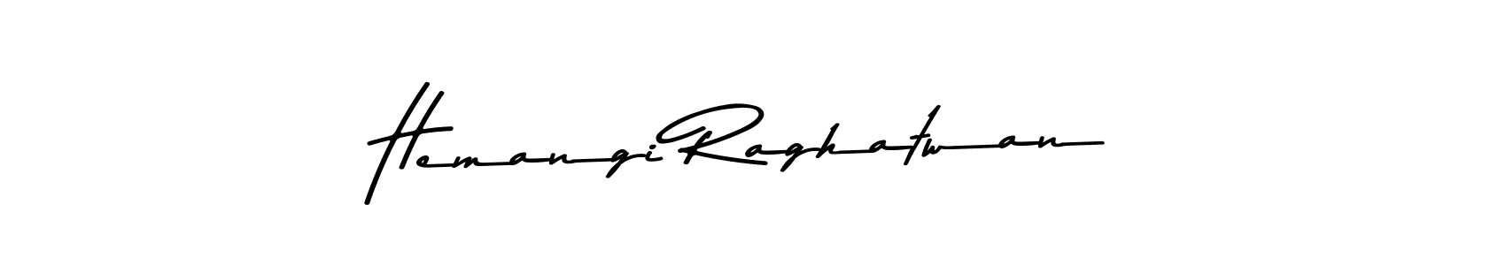 Create a beautiful signature design for name Hemangi Raghatwan. With this signature (Asem Kandis PERSONAL USE) fonts, you can make a handwritten signature for free. Hemangi Raghatwan signature style 9 images and pictures png