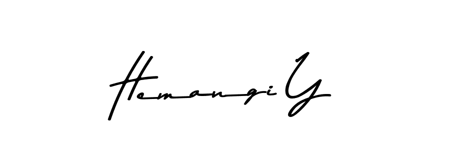 Design your own signature with our free online signature maker. With this signature software, you can create a handwritten (Asem Kandis PERSONAL USE) signature for name Hemangi Y. Hemangi Y signature style 9 images and pictures png