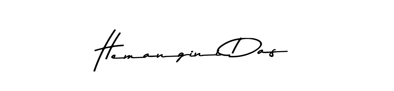 Make a beautiful signature design for name Hemangini Das. With this signature (Asem Kandis PERSONAL USE) style, you can create a handwritten signature for free. Hemangini Das signature style 9 images and pictures png