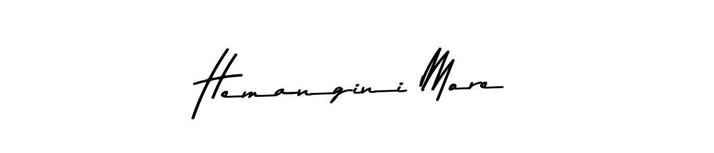 Also we have Hemangini More name is the best signature style. Create professional handwritten signature collection using Asem Kandis PERSONAL USE autograph style. Hemangini More signature style 9 images and pictures png
