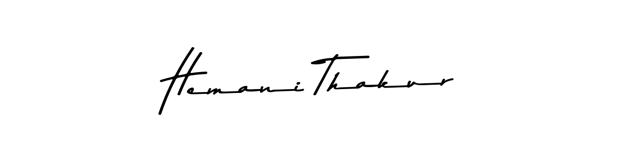 The best way (Asem Kandis PERSONAL USE) to make a short signature is to pick only two or three words in your name. The name Hemani Thakur include a total of six letters. For converting this name. Hemani Thakur signature style 9 images and pictures png