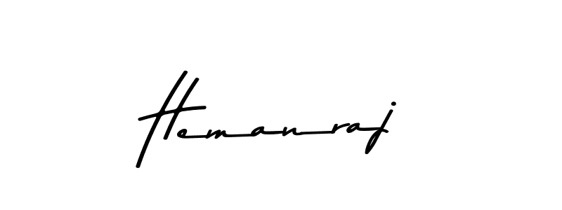 Design your own signature with our free online signature maker. With this signature software, you can create a handwritten (Asem Kandis PERSONAL USE) signature for name Hemanraj. Hemanraj signature style 9 images and pictures png