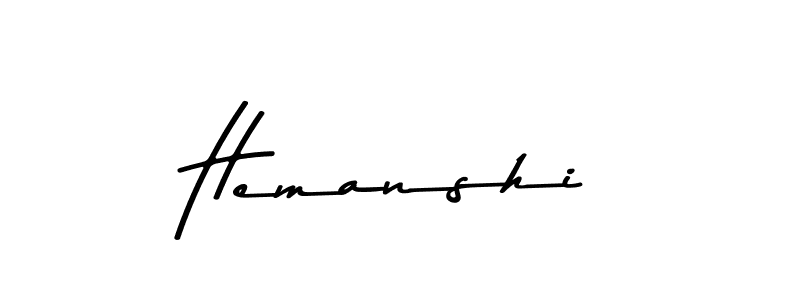 Similarly Asem Kandis PERSONAL USE is the best handwritten signature design. Signature creator online .You can use it as an online autograph creator for name Hemanshi. Hemanshi signature style 9 images and pictures png