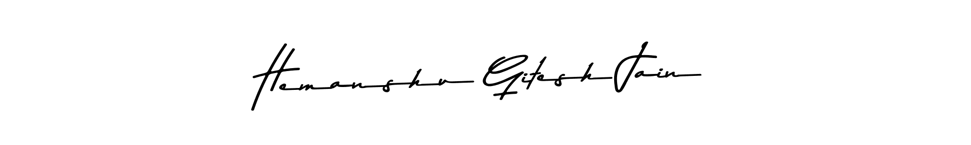 You should practise on your own different ways (Asem Kandis PERSONAL USE) to write your name (Hemanshu Gitesh Jain) in signature. don't let someone else do it for you. Hemanshu Gitesh Jain signature style 9 images and pictures png