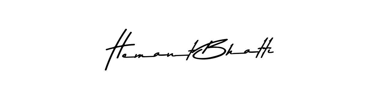 Asem Kandis PERSONAL USE is a professional signature style that is perfect for those who want to add a touch of class to their signature. It is also a great choice for those who want to make their signature more unique. Get Hemant Bhatti name to fancy signature for free. Hemant Bhatti signature style 9 images and pictures png