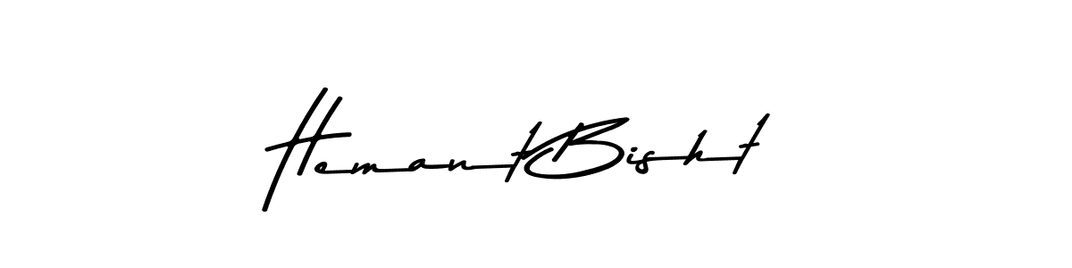 Also You can easily find your signature by using the search form. We will create Hemant Bisht name handwritten signature images for you free of cost using Asem Kandis PERSONAL USE sign style. Hemant Bisht signature style 9 images and pictures png