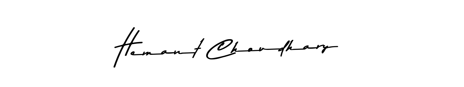 Also You can easily find your signature by using the search form. We will create Hemant Choudhary name handwritten signature images for you free of cost using Asem Kandis PERSONAL USE sign style. Hemant Choudhary signature style 9 images and pictures png