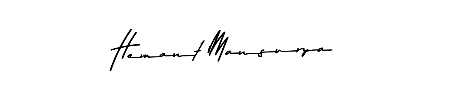 Asem Kandis PERSONAL USE is a professional signature style that is perfect for those who want to add a touch of class to their signature. It is also a great choice for those who want to make their signature more unique. Get Hemant Mansurya name to fancy signature for free. Hemant Mansurya signature style 9 images and pictures png