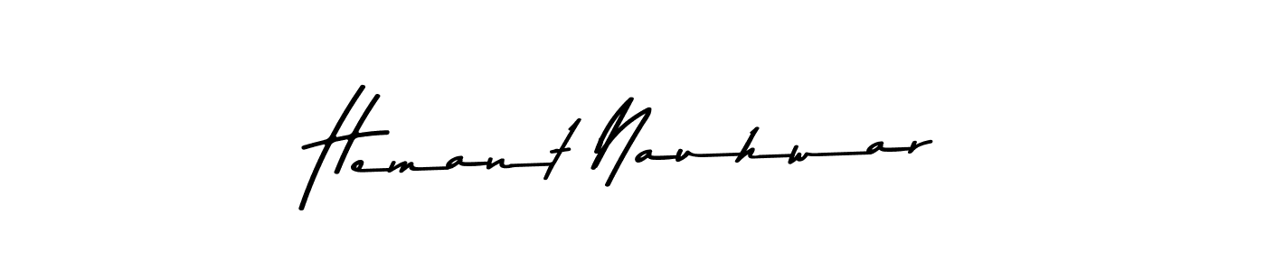 How to make Hemant Nauhwar signature? Asem Kandis PERSONAL USE is a professional autograph style. Create handwritten signature for Hemant Nauhwar name. Hemant Nauhwar signature style 9 images and pictures png