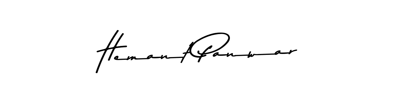 Hemant Panwar stylish signature style. Best Handwritten Sign (Asem Kandis PERSONAL USE) for my name. Handwritten Signature Collection Ideas for my name Hemant Panwar. Hemant Panwar signature style 9 images and pictures png