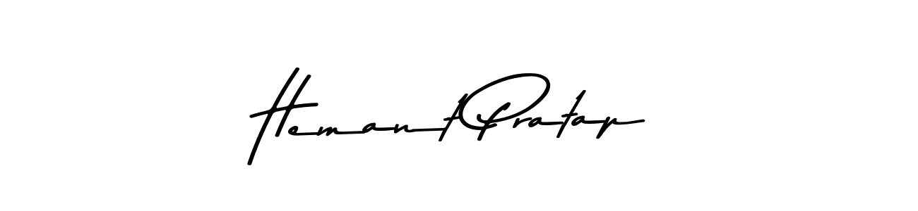 Design your own signature with our free online signature maker. With this signature software, you can create a handwritten (Asem Kandis PERSONAL USE) signature for name Hemant Pratap. Hemant Pratap signature style 9 images and pictures png