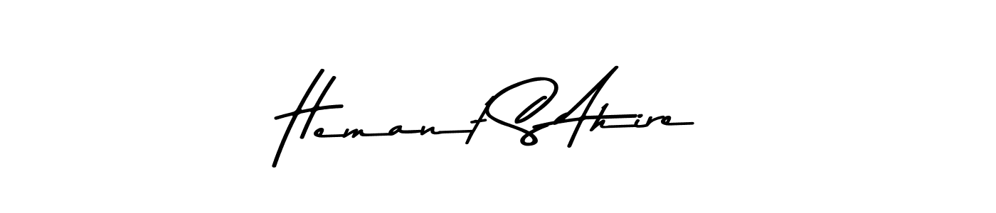 Make a short Hemant S Ahire signature style. Manage your documents anywhere anytime using Asem Kandis PERSONAL USE. Create and add eSignatures, submit forms, share and send files easily. Hemant S Ahire signature style 9 images and pictures png