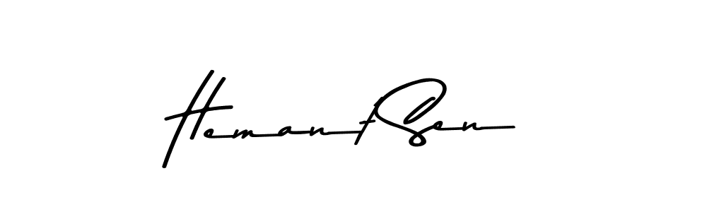 if you are searching for the best signature style for your name Hemant Sen. so please give up your signature search. here we have designed multiple signature styles  using Asem Kandis PERSONAL USE. Hemant Sen signature style 9 images and pictures png