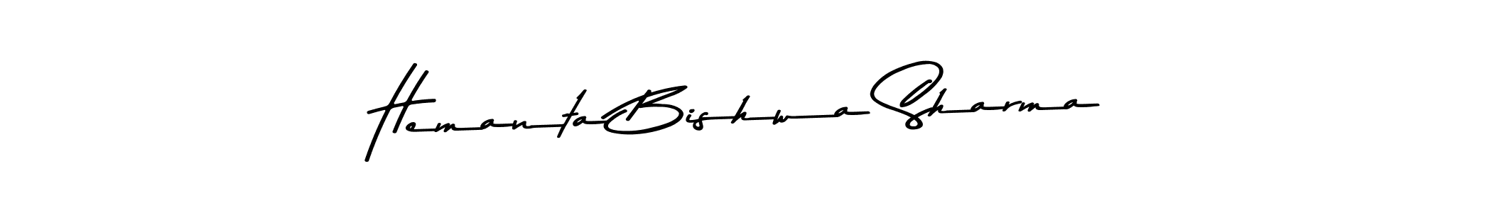 Make a beautiful signature design for name Hemanta Bishwa Sharma. With this signature (Asem Kandis PERSONAL USE) style, you can create a handwritten signature for free. Hemanta Bishwa Sharma signature style 9 images and pictures png