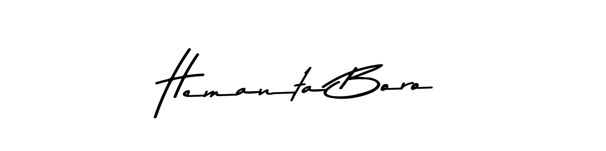 Similarly Asem Kandis PERSONAL USE is the best handwritten signature design. Signature creator online .You can use it as an online autograph creator for name Hemanta Boro. Hemanta Boro signature style 9 images and pictures png