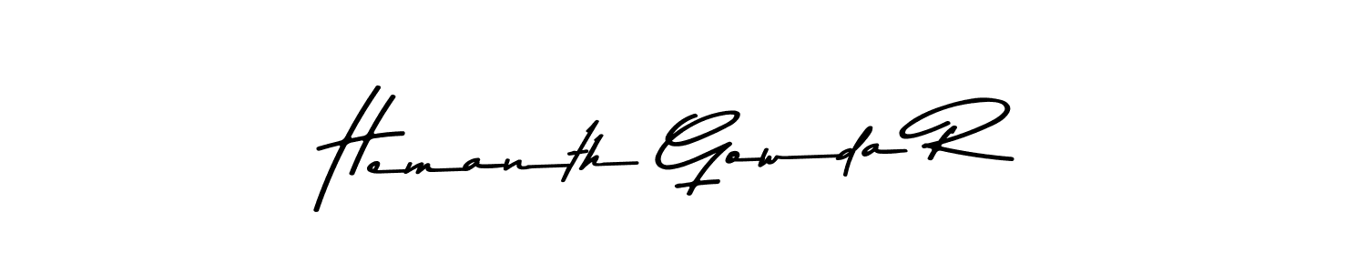 Make a beautiful signature design for name Hemanth Gowda R. Use this online signature maker to create a handwritten signature for free. Hemanth Gowda R signature style 9 images and pictures png