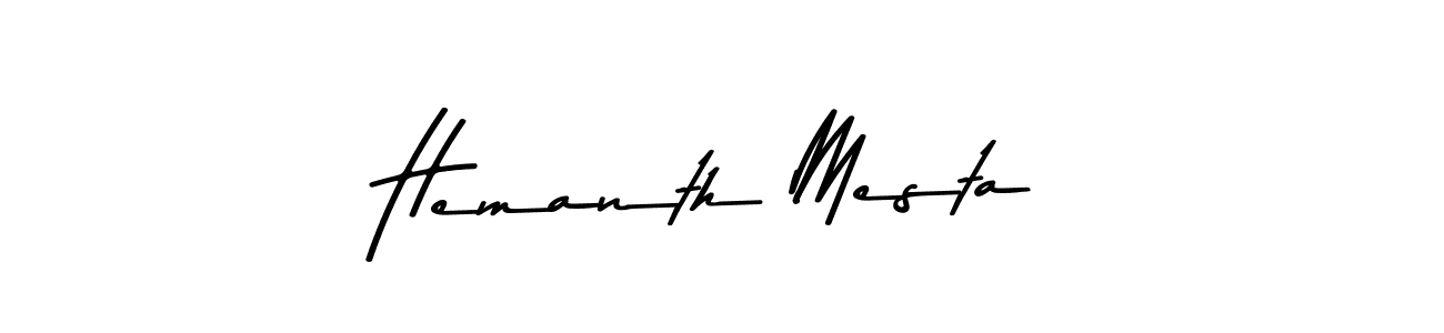 Here are the top 10 professional signature styles for the name Hemanth Mesta. These are the best autograph styles you can use for your name. Hemanth Mesta signature style 9 images and pictures png